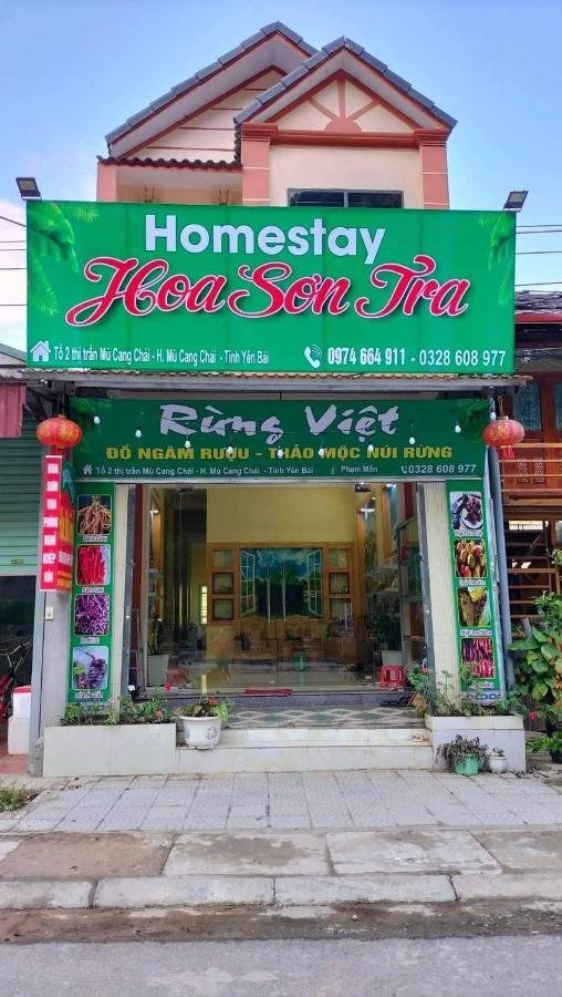 Hoa Son Tra Hotel Mu Cang Chai Exterior photo